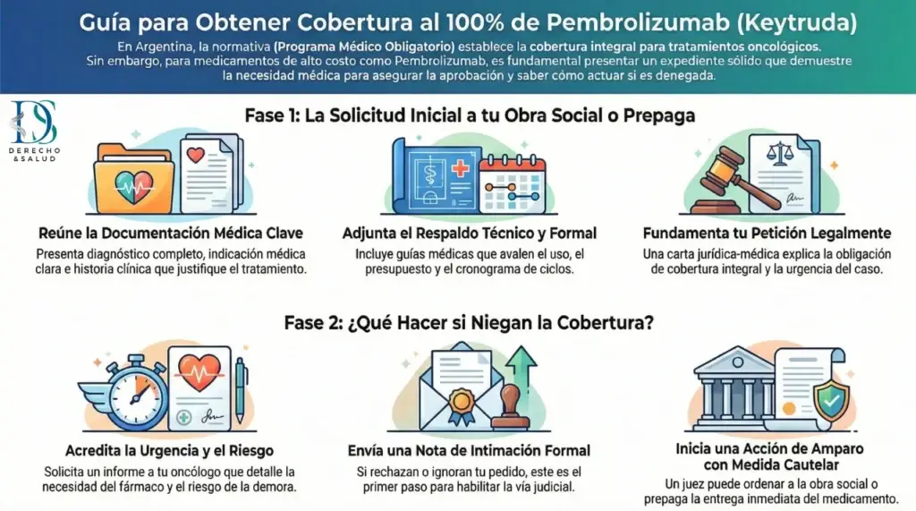 ¿Cómo lograr la cobertura de Pembrolizumab (Keytruda) en Argentina al 100%? 2 Guia para cobertura 100% de pembrolizumab
