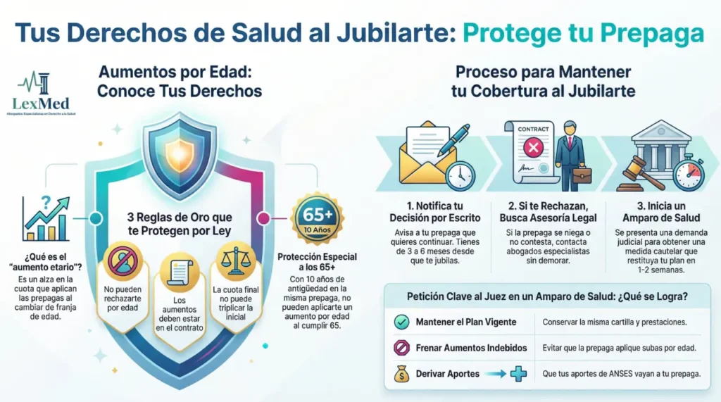 Continuidad prepagas jubilados