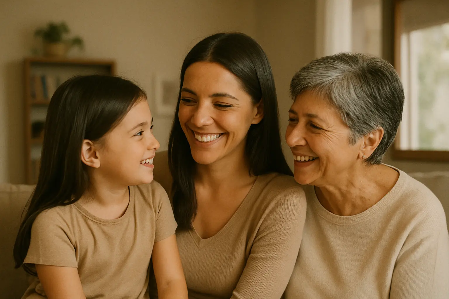3 generaciones de mujeres