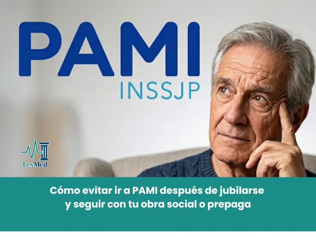 Como evitar ir a PAMI y mantener tu obra social despues de jubilarte