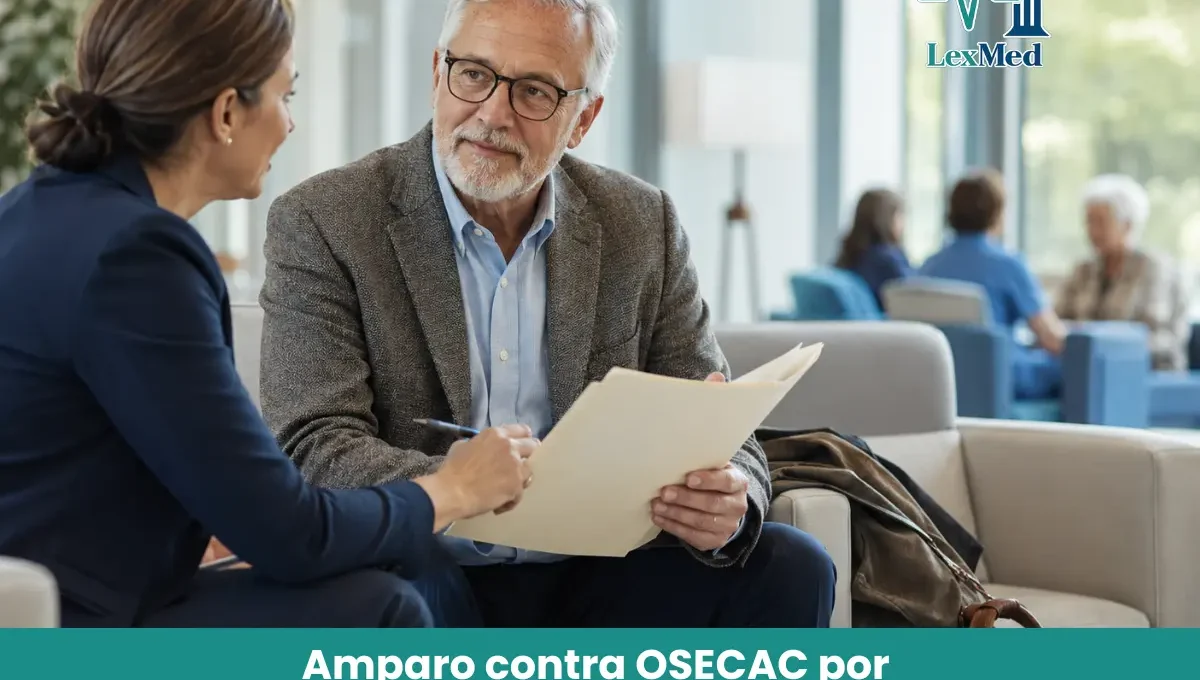 Amparo contra OSECAC por baja del afiliado al jubilarse