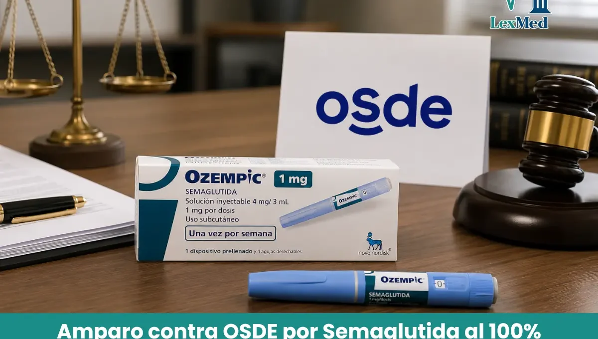 Amparo contra OSDE por Semaglutida al 100%
