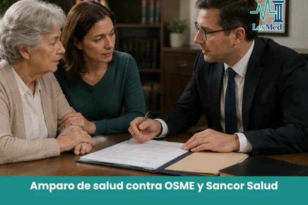 Amparo de salud contra OSME y Sancor Salud por exclusión de una jubilada del plan familiar 1 Amparo de salud contra OSME y Sancor Salud por exclusión de una jubilada del plan familiar