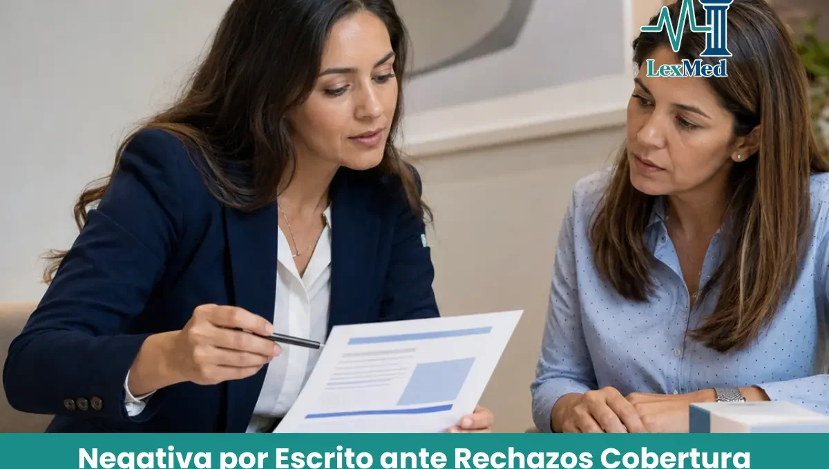 Negativa por Escrito Cobertura Obra Social