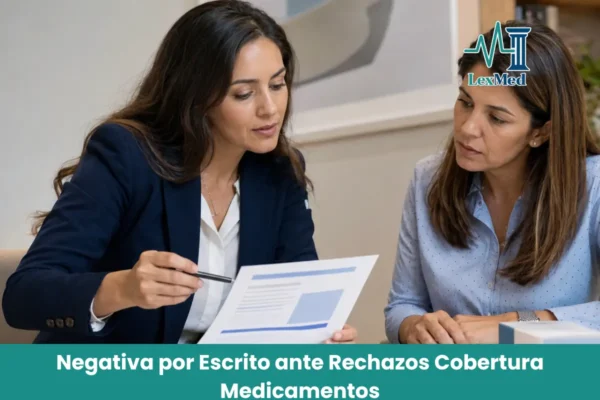 Negativa por Escrito Cobertura Obra Social