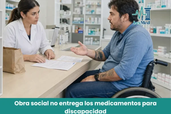 Obra social no entrega medicamentos por discapacidad