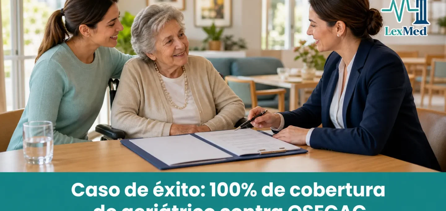 Caso de éxito de nuestro estudio: 100% de cobertura en geriátrico contra OSECAC 1 cobertura en geriatrico contra osecac