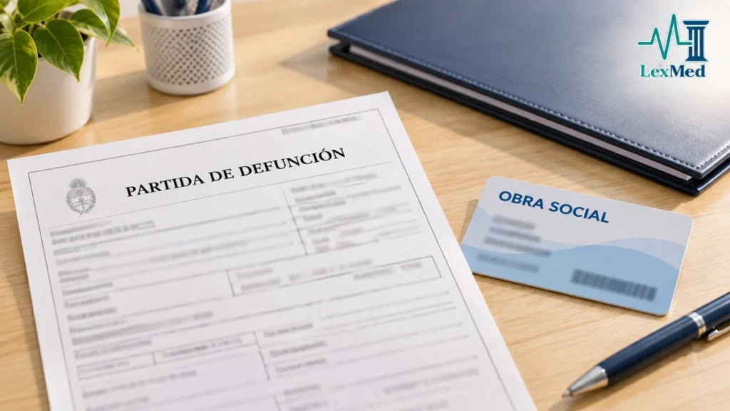 Partida de DEfuncion y Continuidad Obra Social